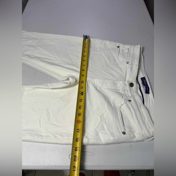 Ralph Lauren Collection Purple Label white jeans equestrian pants NEW sz 28 - Picture 10 of 12